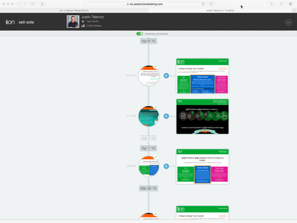 Ion interactive buyer's journey