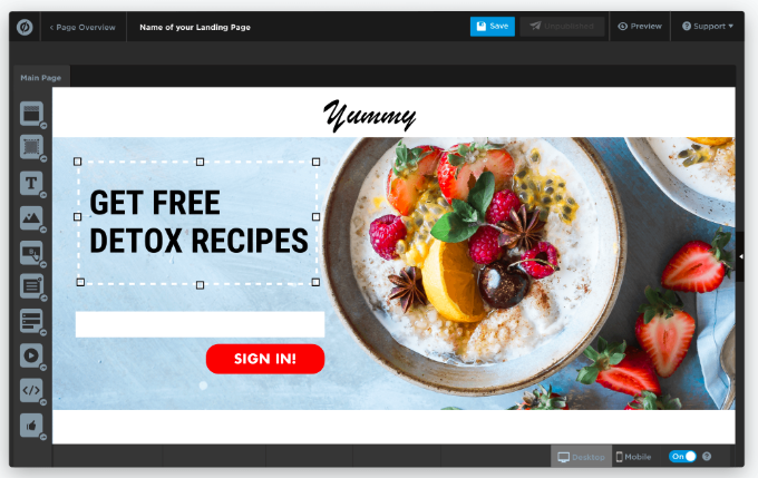 Unbounce Review: easily create landing pages