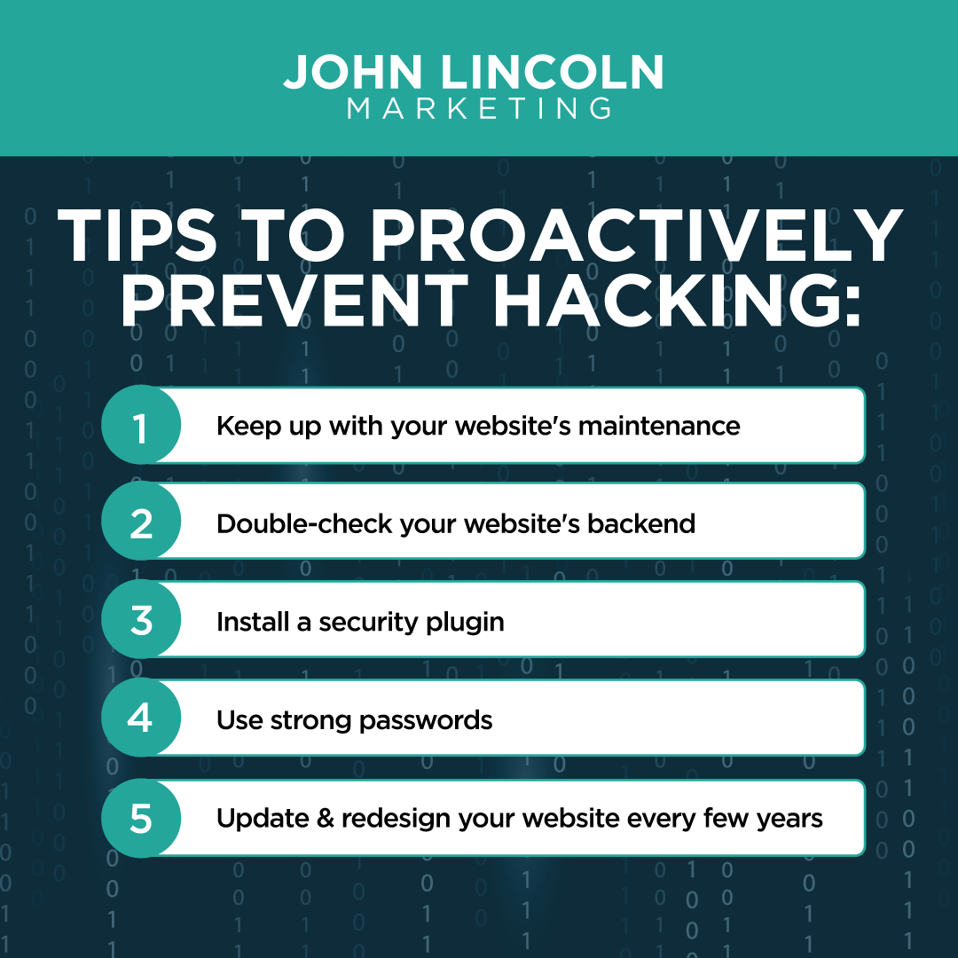 tipTips to Proactively Prevent Hacking