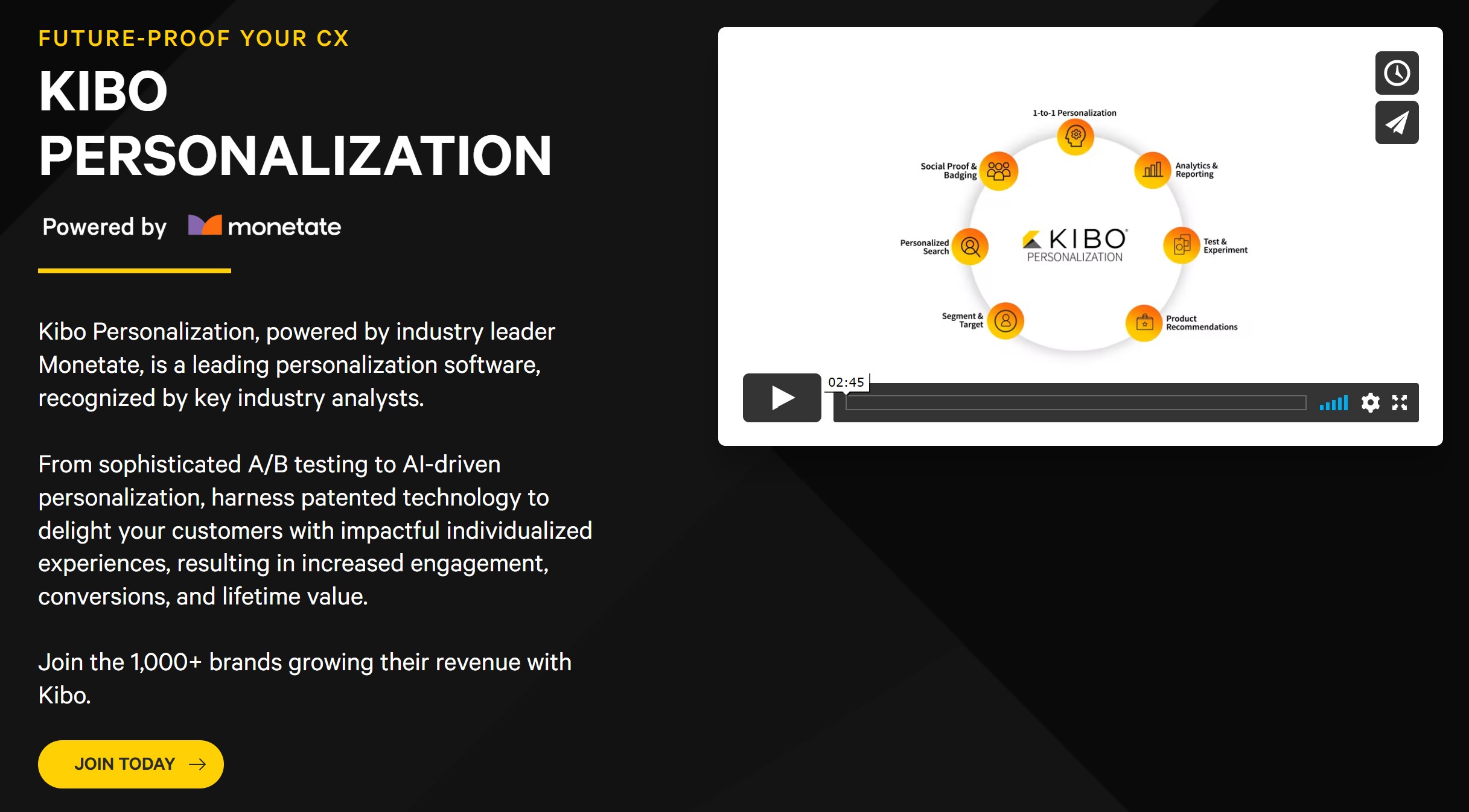Kibo Personalization