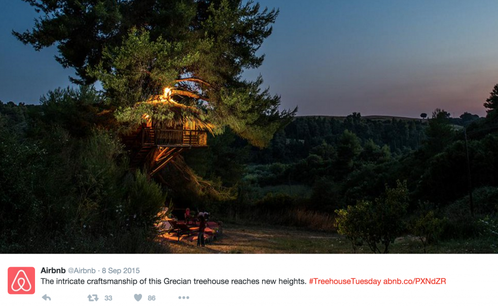 Airbnb #TreehouseTuesday