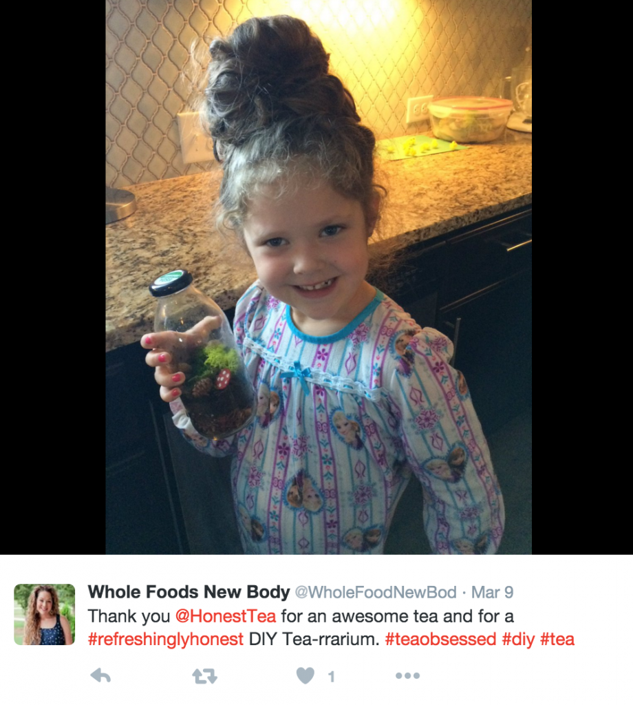 Honest Tea #RefreshinglyHonest tweet