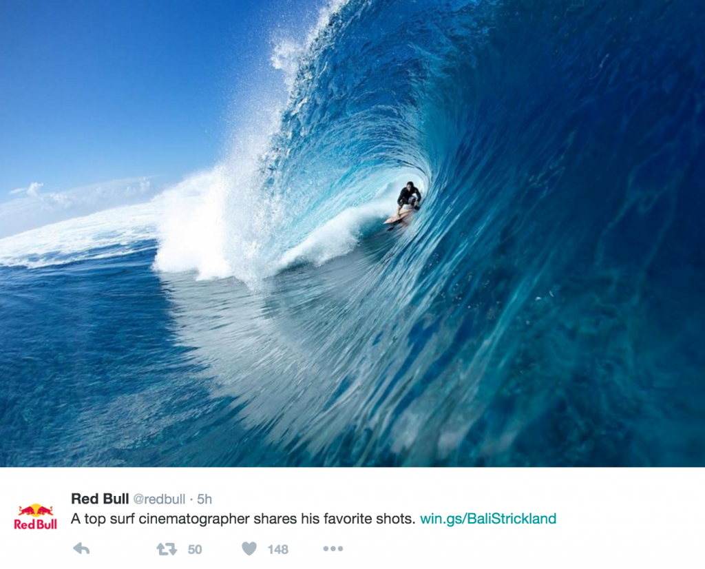 Red Bull tweet