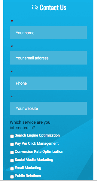 ignite opt-in form
