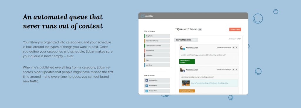 MeetEdgar for Twitter Marketing