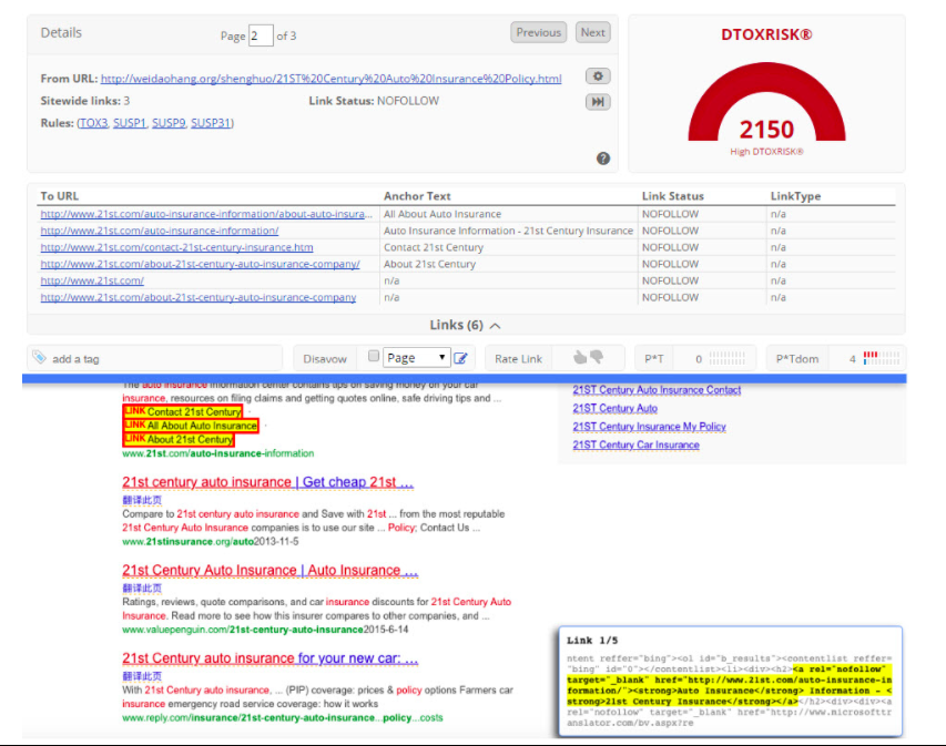 Link Detox for Domain Authority