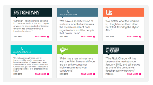 Marketing Ideas for Small Businesses: Use Social Proof (courtesy of FitBit)