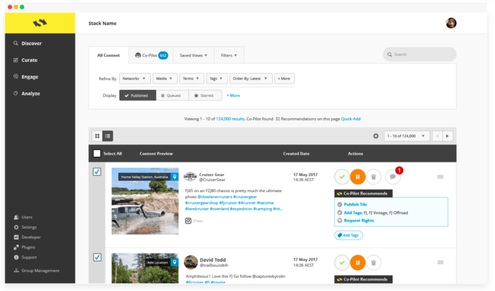 Stackla Content Manager