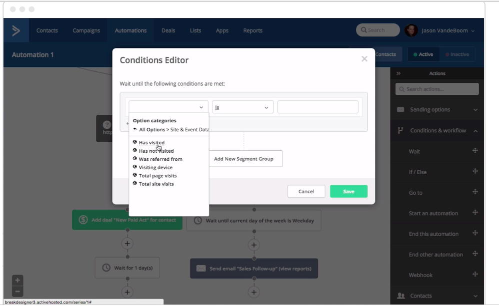 ActiveCampaign Review: marketing automation