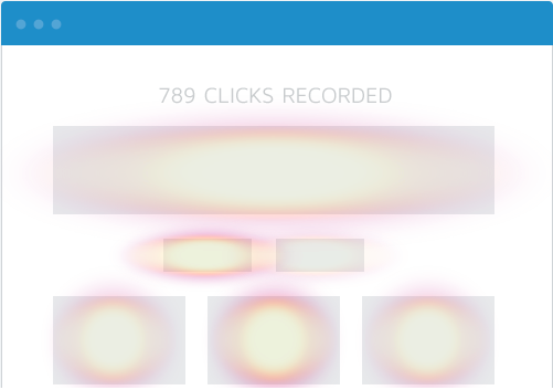 Sumo review: Sumo uses heatmaps to show where users are clicking