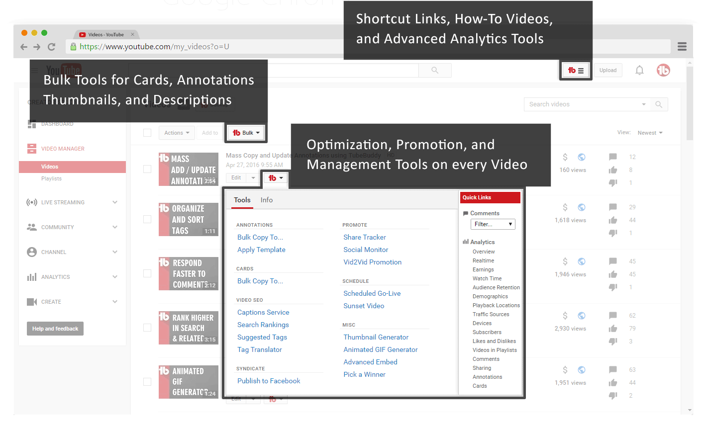TubeBuddy Review: Features