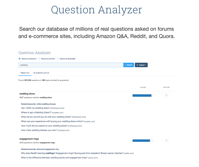BuzzSumo Review: question analyzer