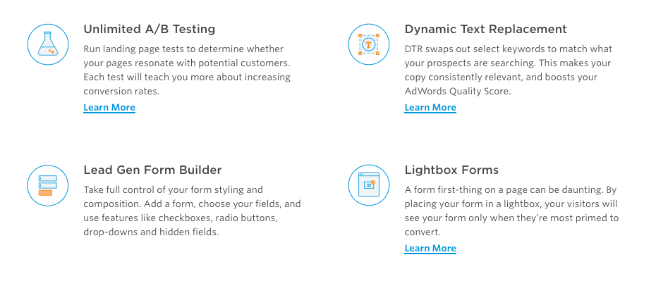 Unbounce review: Advanced features