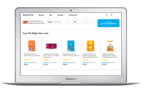 Personalized recommendations with Certona. 