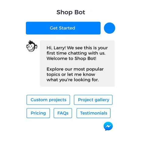 MobilMonkey Facebook Messenger chatbots