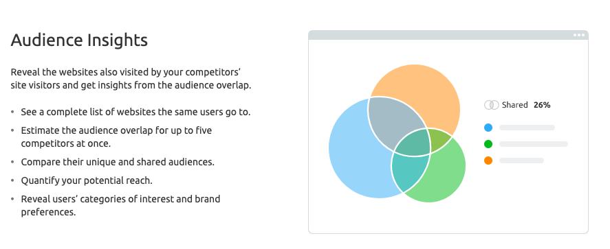 SEMRush audience analytics