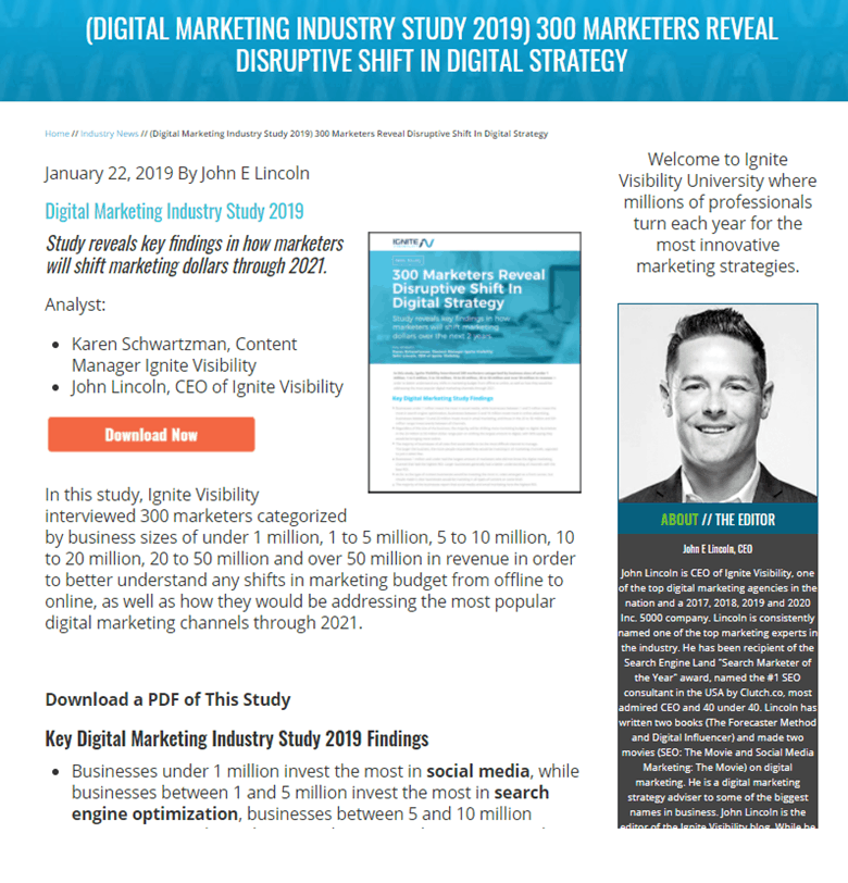 industry study example