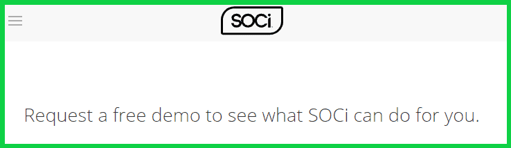 Request a Demo Soci Inc