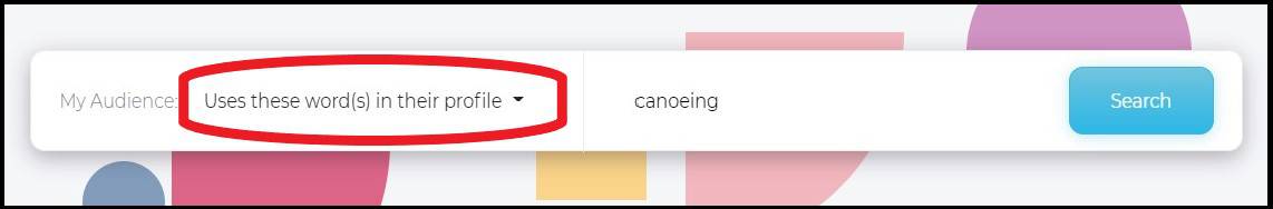 SparkToro Search Engine Example