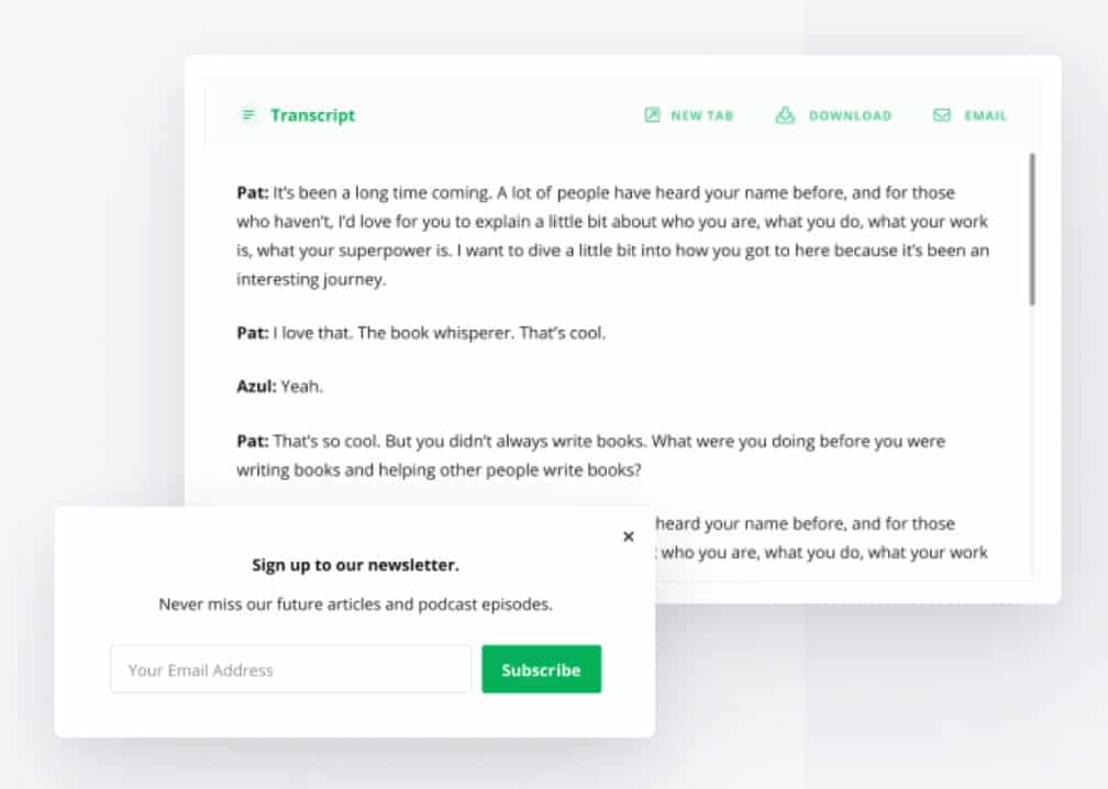 Transcript Tool from Fusebox