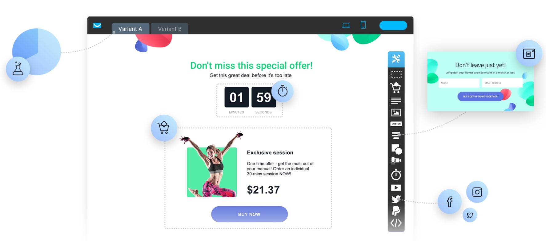 GetResponse: Landing Page Builder