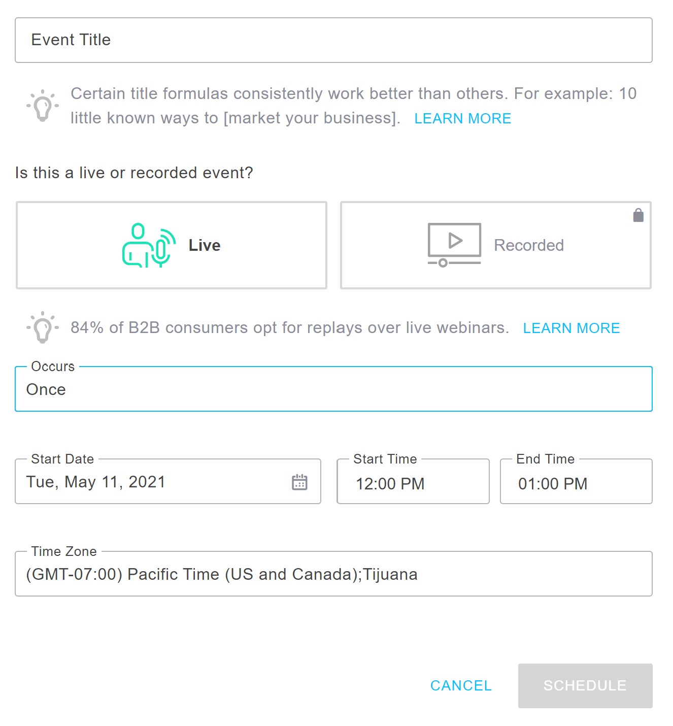GoToWebinar Review: Event Planning