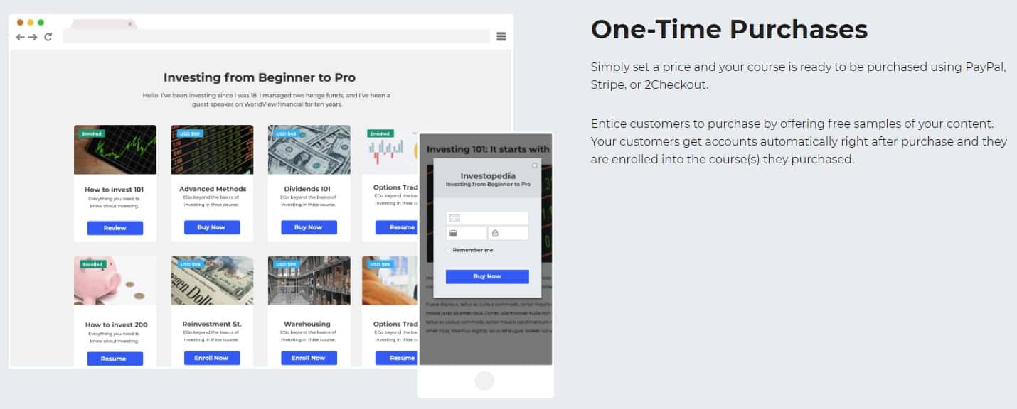One-Time Purchases on LearnDash