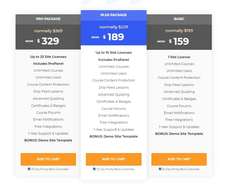 Review of LearnDash: Pricing Options