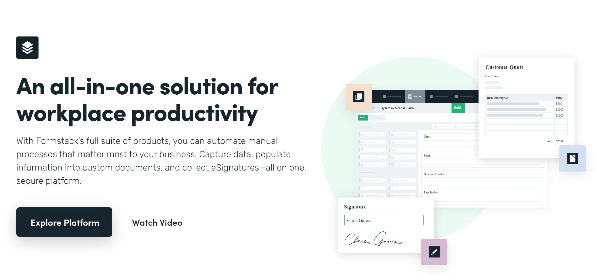 Formstack Workplace Productivity
